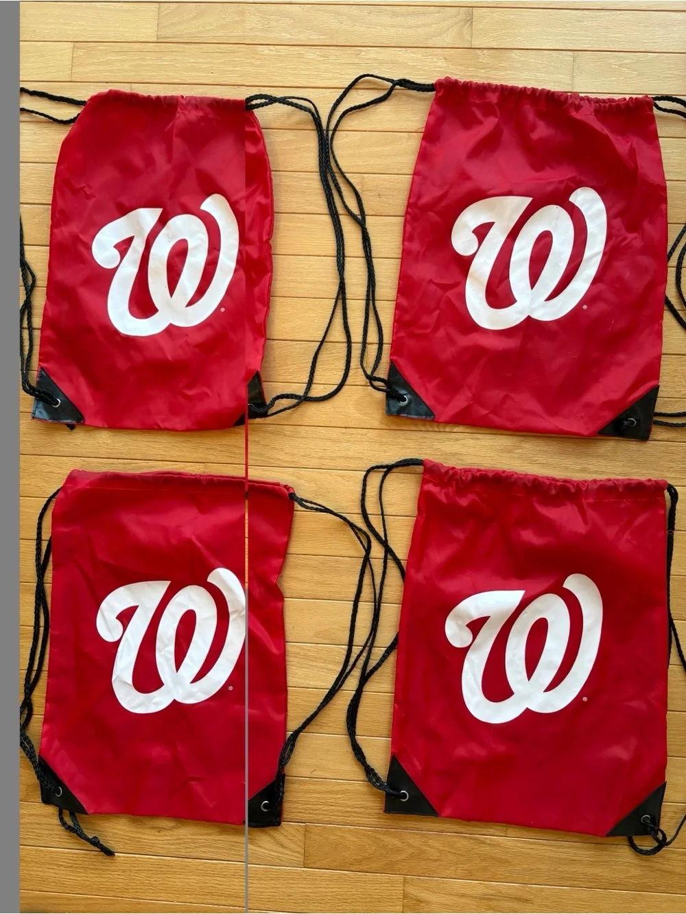 Washington Nationals Drawstring Backpacks Bundle